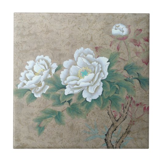 Carreau Rose blanche (Devant)