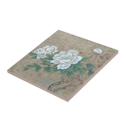 Carreau Rose blanche (Côté)