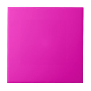 Carreau Rose Choc Moderne Uni Rose Profond
