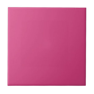 Carreau Rosé clair framboise couleur uni