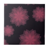 Carreau Rose, cool, tendance, abstraction de fleurs modern (Devant)