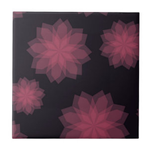 Carreau Rose, cool, tendance, abstraction de fleurs modern