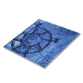 Carreau Rose de compas antique (Côté)