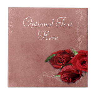 Carreau Rose de corail vintage