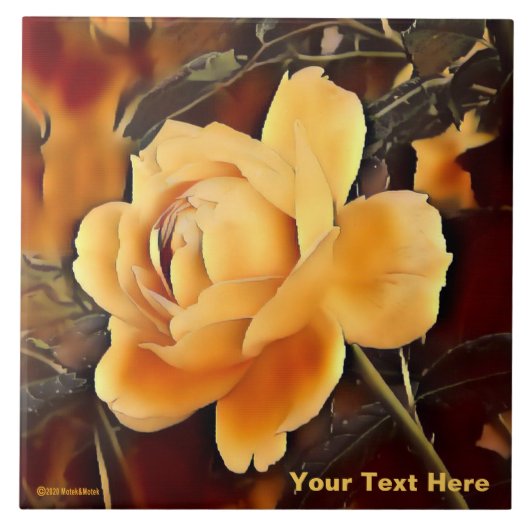 Carreau Rose de flamme (Devant)