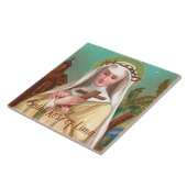 Carreau Rose de Lima par nuit (M 024) (Côté)