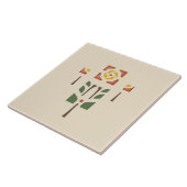 Carreau "Rose de thé " adoptif de Hélène (Côté)