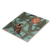 Carreau Rose d'Escalades & Petit Oiseau, William Morris (Côté)