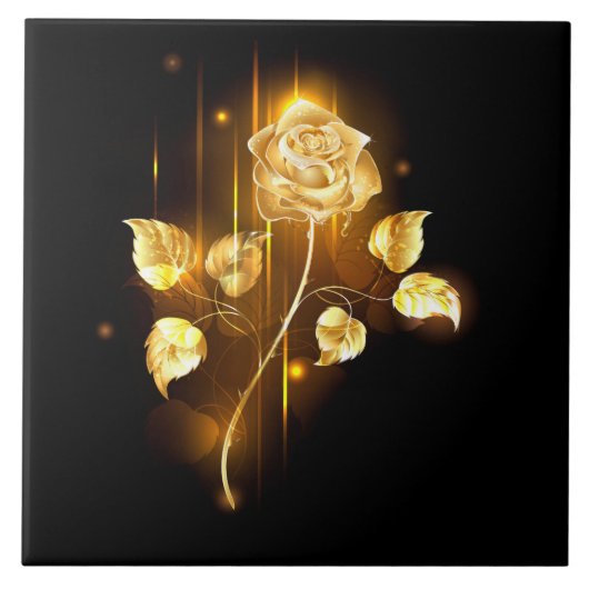 Carreau Rose d'or ( rose d'or ) (Devant)