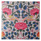 Carreau Rose et Bird, William Morris (Devant)