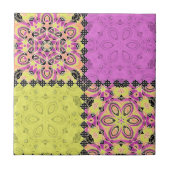 Carreau Rose et chaux, patchwork (Devant)