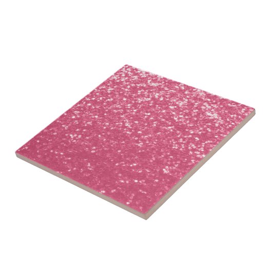 Carreau Rose faux scintillant léger rose pâle (Côté)