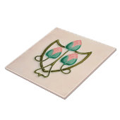 Carreau Rose Floral Jugendstil Art Nouveau Repro Angleterr (Côté)