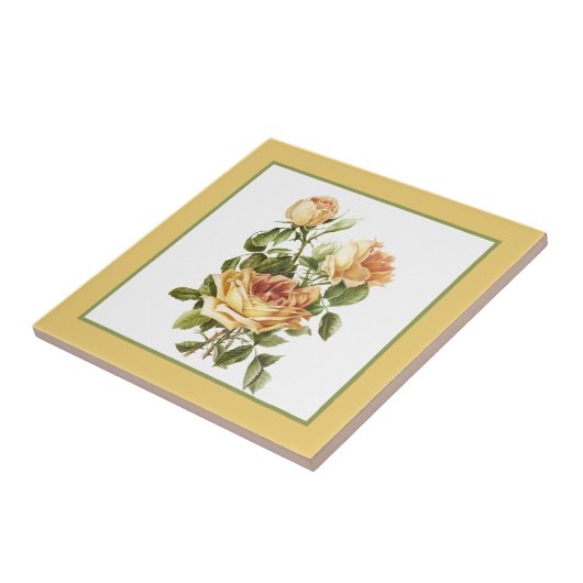 Carreau rose floral vintage mignon (Côté)