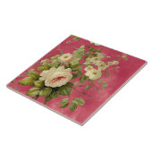 Carreau Rose florale vintage (Côté)