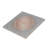 Carreau Rose Gold Gris Mandala (Côté)