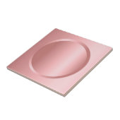 Carreau Rose Gold personnalisable Modèle d'image Élégant (Côté)