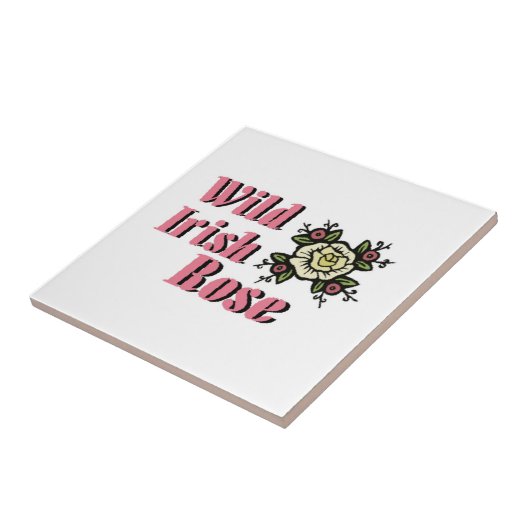 Carreau Rose irlandais sauvage (Côté)