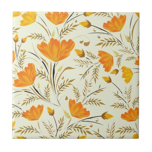 Carreau Rose jaune (Devant)