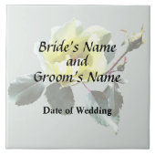 Carreau Rose jaune délicate (Devant)