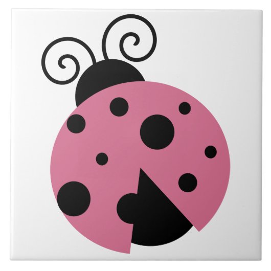 Carreau Rose Ladybug (Devant)