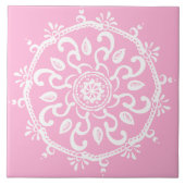 Carreau Rose Mandala (Devant)