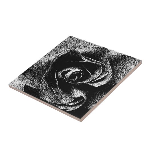 CARREAU ROSE NOIR (Côté)