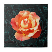 Carreau Rose orange clair (Devant)