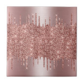 Carreau Rose Parties scintillant or  Drives Motif sans fai (Devant)