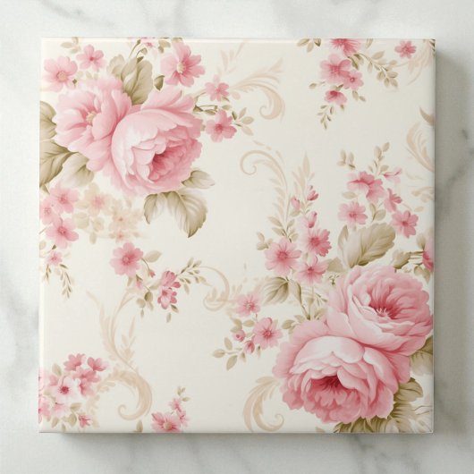 Carreau Rose Pétale Rose Élégante