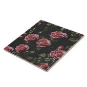 Carreau Rose photo rose réaliste (Côté)