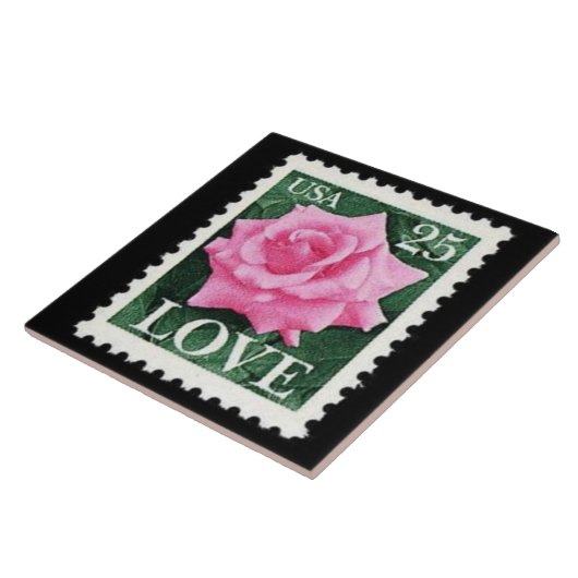 Carreau Rose Rose amour (Côté)