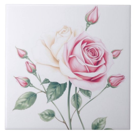 Carreau Rose rose rose (Devant)