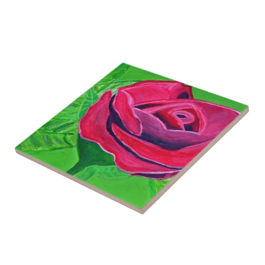 Carreau Rose rouge (Côté)