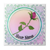 Carreau Rose rouge (Devant)