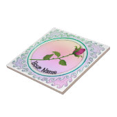 Carreau Rose rouge (Côté)