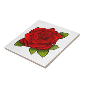 Carreau Rose rouge brillante (Côté)