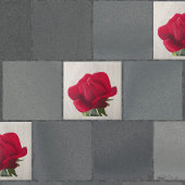 Carreau Rose rouge - Red rose