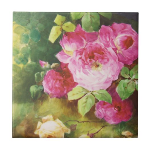Carreau Rose victorien rose (Devant)
