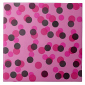 Carreau rose vif et points noirs (Devant)