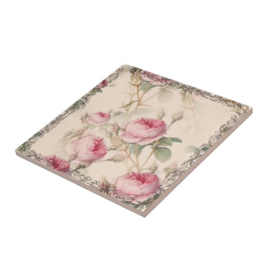 Carreau Rose vintage (Côté)