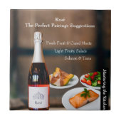 Carreau Rose Wine Pairing Guide/Mastering the Kitchen (Devant)