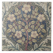 Carreau Rose Wreath William Morris (Devant)