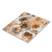 Carreau Roses à l'aquarelle 2 (Côté)