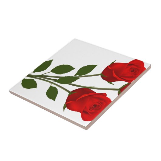 Carreau Roses à longue longueur (Côté)