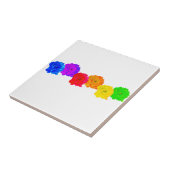 Carreau Roses arc-en-ciel (Côté)