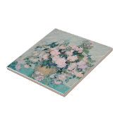 Carreau Roses blanches-1890-Vincent van Gogh  (Côté)