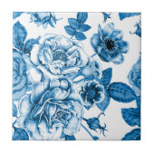 Carreau Roses bleus (Devant)