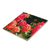 Carreau Roses de corail romantique (Côté)