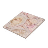 Carreau Roses de pêche (Côté)